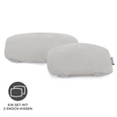 Kinderkraft Kinderhochstuhl aus Holz ENOCK 3 in 1, mit Kissen, Niedriger Babystuhl, Abnehmbare Schutzbügel und Gurt, Rückenlehnenverstellung, ab 6 Monaten bis 10 Jahre, Weiß