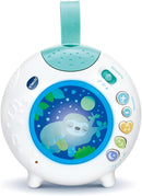 VTech - Lumi Nachtlicht, verzaubert, blau, Nachtlicht für Babys, Musik, sanfte Musik, weiße Geräusche und Naturgeräusche, Geschenk zur Geburt – Inhalt auf Französisch