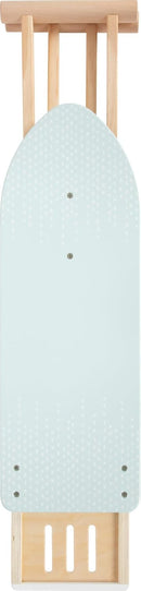 small foot Bügelbrett mit Bügeleisen aus Holz, höhenverstellbar und klappbar, Spielzeug für Kinder ab 3 Jahren, 12480, Blau