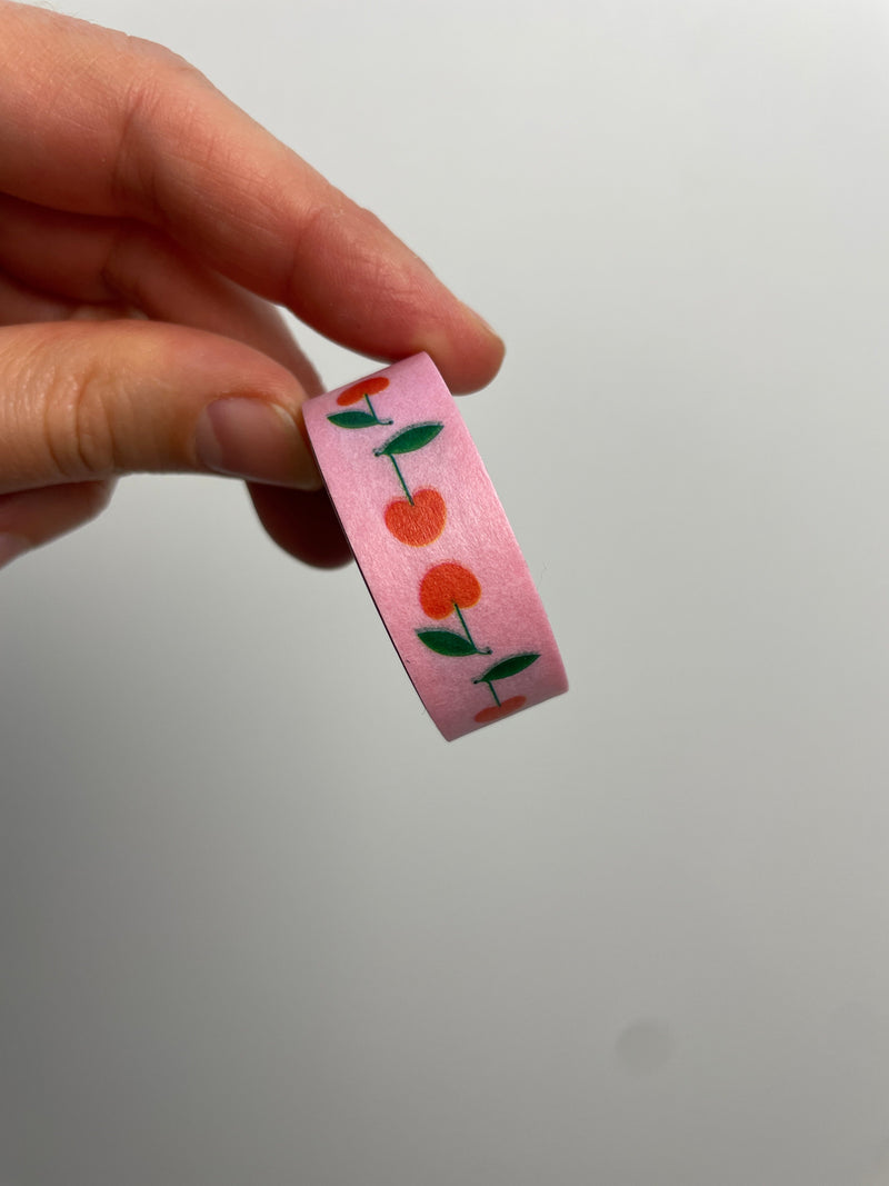 Paper Poetry • Tape Kirschen rosa 15mm 10m