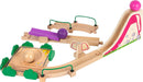 small foot Kugelbahn Junior Spielplatz aus Holz mit flexiblen Elementen, inkl. Kugeln, für Kinder ab 18 Monaten, 11379