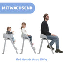 Chicco Crescendo Lite Entwicklungshochstuhl für Kinder von 6 Monaten bis 110 kg, 3 Konfigurationen, umbaubar in einen Kinder- und Erwachsenenstuhl,...