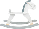 small foot Schaukelpferd Skandi aus Holz, mit Rückenlehne und zwei festen Griffen, für Kinder ab 3 Jahren, 11523
