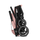 Cybex Gold Kinderwagen Beezy mit One-Pull Harness, Ab Geburt bis ca. 4 Jahre (max. 22 kg), Kompakt und ergonomisch, Candy Pink (Pink mit schwarzem Rahmen)