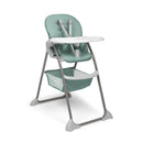 hauck Sit N Fold, Dusty Mint - Faltbarer Hochstuhl für Kinder ab 6 Monaten bis 15 kg, mit 5-Punkt-Gurt, Rückenlehne & Essbrett Verstellbar, Becherv...
