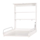 roba Wall-Mounted Changing Table, Foldable Changing Table for Wall Mounting, Changing Table with Dschungelbaby Changing Mat, Wood, White, 1 Piece (1-Pack)