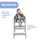 Chicco Crescendo Lite Entwicklungshochstuhl für Kinder von 6 Monaten bis 110 kg, 3 Konfigurationen, umbaubar in einen Kinder- und Erwachsenenstuhl,...