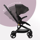 MoMi Kinderwagen ADELLE ab 6. Monat (bis 22 kg), klappbarer Buggy mit 360°-Sitz und 5-Punkt-Sicherheitsgurt, Einkaufskorb, mit Tragegriff zum Tragen nach dem Zusammenklappen