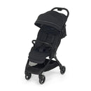 Foppapedretti Leichter Kinderwagen Ciao, für Kinder von 0 – 22 kg (0 – 4 Jahre), 1 Hand Verriegelung, Self-Standing, verstellbare Rückenlehne, gedämpfte Räder, Gepäckträger, Aluminiumrahmen, Schwarz