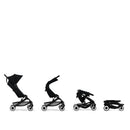 CYBEX Gold AGIS stroller, from approx. 6 months to approx. 4 years (max. 22 kg), suitable as hand luggage, Magic Black (black)