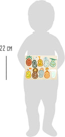 Small Foot Setzpuzzle Zahlen Safari aus Holz, 10-teiliges Lernpuzzle mit ENGL. Bezeichnungen, ab 1 Jahr, 11702 Spielzeug