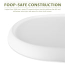 Tablett Kompatibel mit Stokke Tripp Trapp Stuhl, Tray für Hochstuhl, 100% BPA-frei, Einfach zu montieren, Hochstuhlzubehör für Kleinkinder 6–36 Monate - Weiß