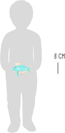 small foot Wasserspielzeug Aufzieh-Wal aus Holz, Aufziehspielzeug fürs Wasser, für Kinder ab 24 Monaten, 11659