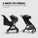 Baby Jogger City Tour 2 Reisebuggy | Kleiner, leichter und kompakter Buggy mit Einhandfalt | Everett Green (Grün)