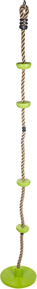 small foot Tellerschaukel mit Kletterseil, Outdoor-Schaukel & Klettergeräte und Schaukeln Turnringe aus Vollholz