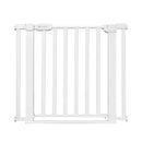 Kinderkraft Lock&GO Treppenschutzgitter Ohne Bohren, Türschutzgitter, Kinderschutzgitter, von 75 bis 103 cm, 90 Grad öffnen, doppelte Verriegelung, Weiß