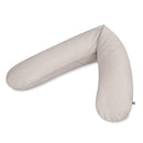 Julius Zöllner Stillkissen, Schwangerschaftskissen, Lagerungskissen, besonders angenehme und anschmiegsame Flockenfüllung, Baumwolle , ca. 180 cm