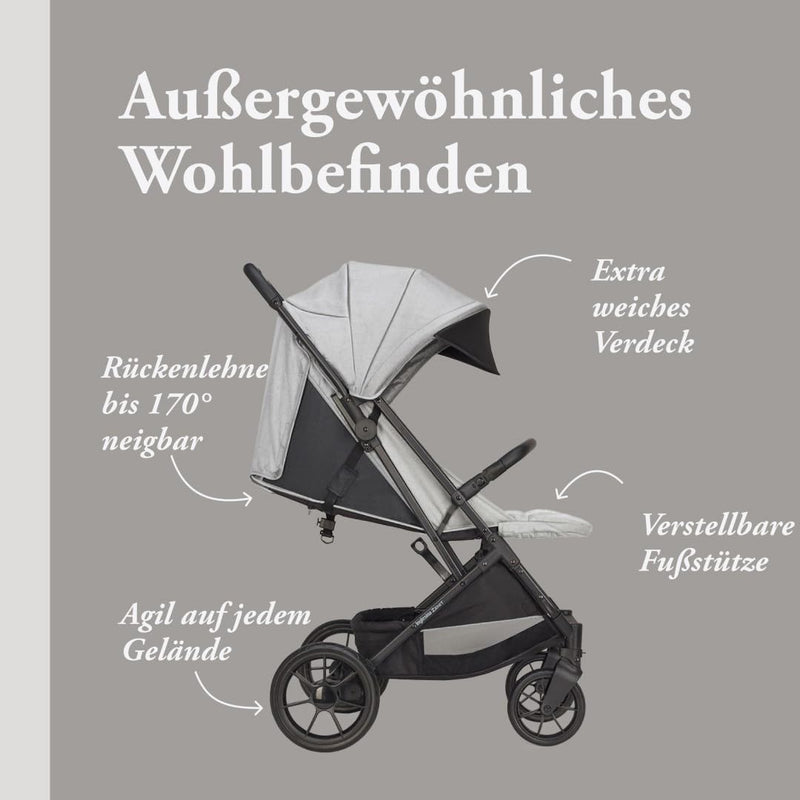 Inglesina Zenit: Kompakter Gelnde-Kinderwagen bis 22kg