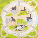 small foot Spielesammlung "4 Friends" aus Holz, Ludo, Leiterspiel, Pferderennen und Stapelspiel, ab 4 Jahren, 12228