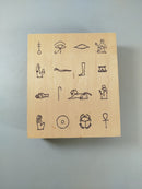 Minisreck & Hieroglyphen Stempel Set, OVP