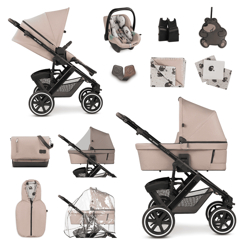 ABC Design Salsa 4 Air Sta Trio-Set inkl. fester Wanne Kinderwagen Kinderbuggy