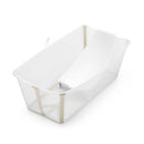 Stokke Flexi Bath (Sandy Beige) mit Newborn Support - Robust & einfach zu verstauen - Bequem für zuhause oder auf Reisen - Ideal für Neugeborene & Kinder bis 48 Monate