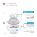 MAM Elektrischer Sterilisator und Express-Flaschenwärmer, elektrischer oder mikrowellengeeignet, enthält 1 Flasche Easy Start Anti-Colic 160 ml und 1 Start Nanò Schnuller 0-2 Monate