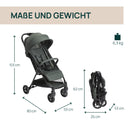 Chicco Urbino Kinderwagen Ab Geburt bis 4 Jahren (max. Belastbarkeit 25 kg), Praktisch und leicht