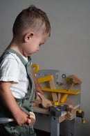 small foot Werkbank Miniwob Kompakt aus Holz, mit umfangreichem Zubehör und Schraub-Set, für Kinder ab 3 Jahren, 11805