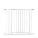 hauck Open N Stop 2, Weiß – Schutzgitter Treppe und Tür 84–89 cm – Kindersicheres Absperrgitter ohne Bohren – Manuelle 1 Hand Öffnung – nur für Innen
