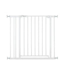 hauck Open N Stop 2, Weiß – Schutzgitter Treppe und Tür 84–89 cm – Kindersicheres Absperrgitter ohne Bohren – Manuelle 1 Hand Öffnung – nur für Innen