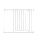 hauck Open N Stop 2, Weiß– Schutzgitter Treppe und Tür 96–101 cm – Kindersicheres Absperrgitter ohne Bohren – Manuelle 1 Hand Öffnung – nur für Innen