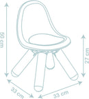 Smoby Little Kid Stuhl Berry – Design Kinderstuhl für Kinder ab 18 Monaten, für Innen und Außen, Kunststoff, ideal für Garten, Terrasse, Kinderzimmer