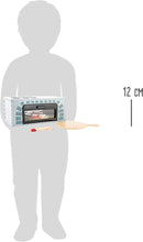 small foot Pizza-Ofen aus Holz, ideal für Kinderküchen, mit Pizza, Pizzateller und Pizzaschneider, ab 3 Jahren, 11204