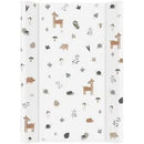 Rotho Babydesign Wickelauflage Keil 50 x 70 cm - wickelauflage - wickeltischauflage - abwaschbar - wickelmatte - wasserdicht - Motiv Waldtiere