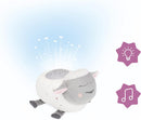 Badabulle Nachtlicht Lulu das Schaf - mit Sternenhimmel Projektor, 12 Melodien und Timer