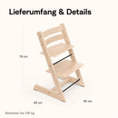 Tripp Trapp Stuhl von Stokke, Black – Verstellbarer, anpassbarer Stuhl für Kleinkinder, Kinder & Erwachsene – Praktisch, bequem & ergonomisch – Kla...