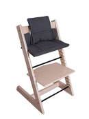 Hoppediz Hochstuhl Sitzkissen Set, passend für Stokke Tripp Trapp, 2-teilig, 100% Bio-Baumwolle, Design Lanzarote