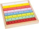 small foot Bruchrechnung "Educate" aus Holz, visuelle Rechenhilfe mit Brüchen für Schulkinder, ab 6 Jahren, 11166