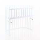 babybay closure rail / bassinet rail suitable for Original and Midi models (white lacquered), 1-pack