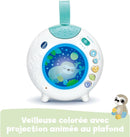 VTech - Lumi Nachtlicht, verzaubert, blau, Nachtlicht für Babys, Musik, sanfte Musik, weiße Geräusche und Naturgeräusche, Geschenk zur Geburt – Inhalt auf Französisch