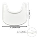 Hxeternal Hochstuhltablett passend für Stokke Tripp Trapp Stuhl mit glatter Oberfläche und starker Saugkraft - Hergestellt aus lebensmittelechtem K...