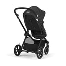 CYBEX Gold Kinderwagen EOS 2-in-1, Reisesystem, Ab Geburt bis 22 kg (ca. 4 Jahre), Moon Black