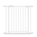 hauck Open N Stop 2, Weiß – Schutzgitter Treppe und Tür 75–80 cm – Kindersicheres Absperrgitter ohne Bohren – Manuelle 1 Hand Öffnung – nur für Innen