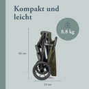 Inglesina Zenit Kompakter Kinderwagen, Grün, Hervorragende Leistung, Bequem, bis zu 22kg, Große Räder, Geräumiger Sitz
