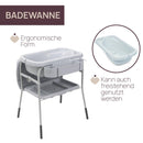 Chicco Cuddle & Bubble Babywanne mit Gestell, XXL Baby Badewanne mit Ständer, Badesitz e Ablaufsystem, Perfekt für die Dusche, Ideal als Baby Geschenk