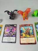 Bakugan Set von 10 Figuren mit Karten