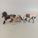 Schleich Bundle Pferde Set von 4 Pferde & Fohlen
