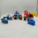 LEGO Bundle Duplo Polizei Feuerwehr Figuren & Auto