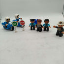 LEGO Bundle Duplo Polizei Feuerwehr Figuren & Auto